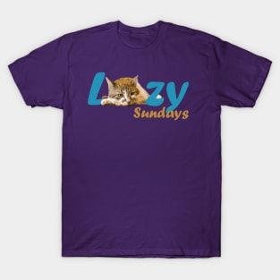 Lazy Cat Sundays T-Shirt